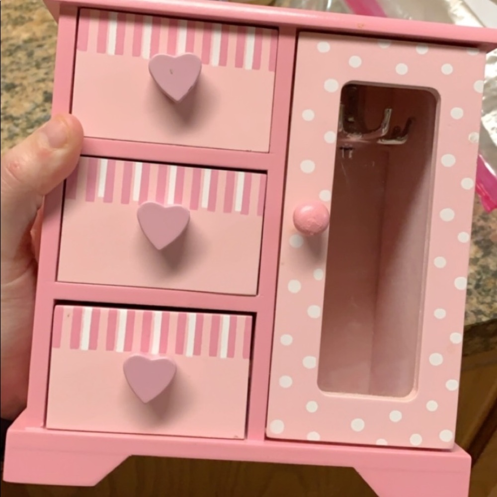 Pink  jewelry box